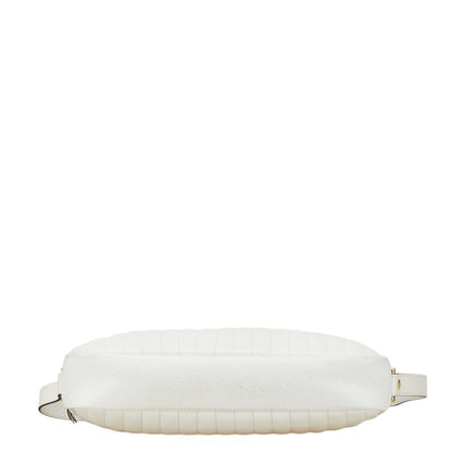 Christian Dior White Leather Shoulder Bag