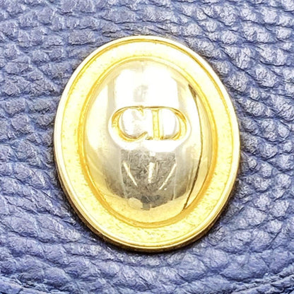 Christian Dior Navy Leather Shoulder Bag Style 2
