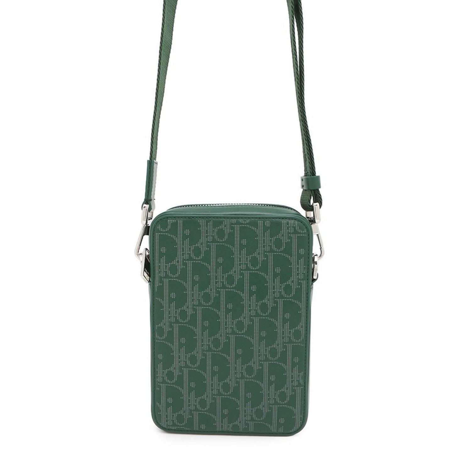 Christian Dior Green Green Leather Shoulder Bag