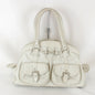 Christian Dior White Leather Handbag Style 2