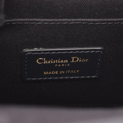 Christian Dior Beige Navy Canvas Tote Bag Canvas