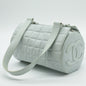 Chanel Leather Blue Silver Handbag