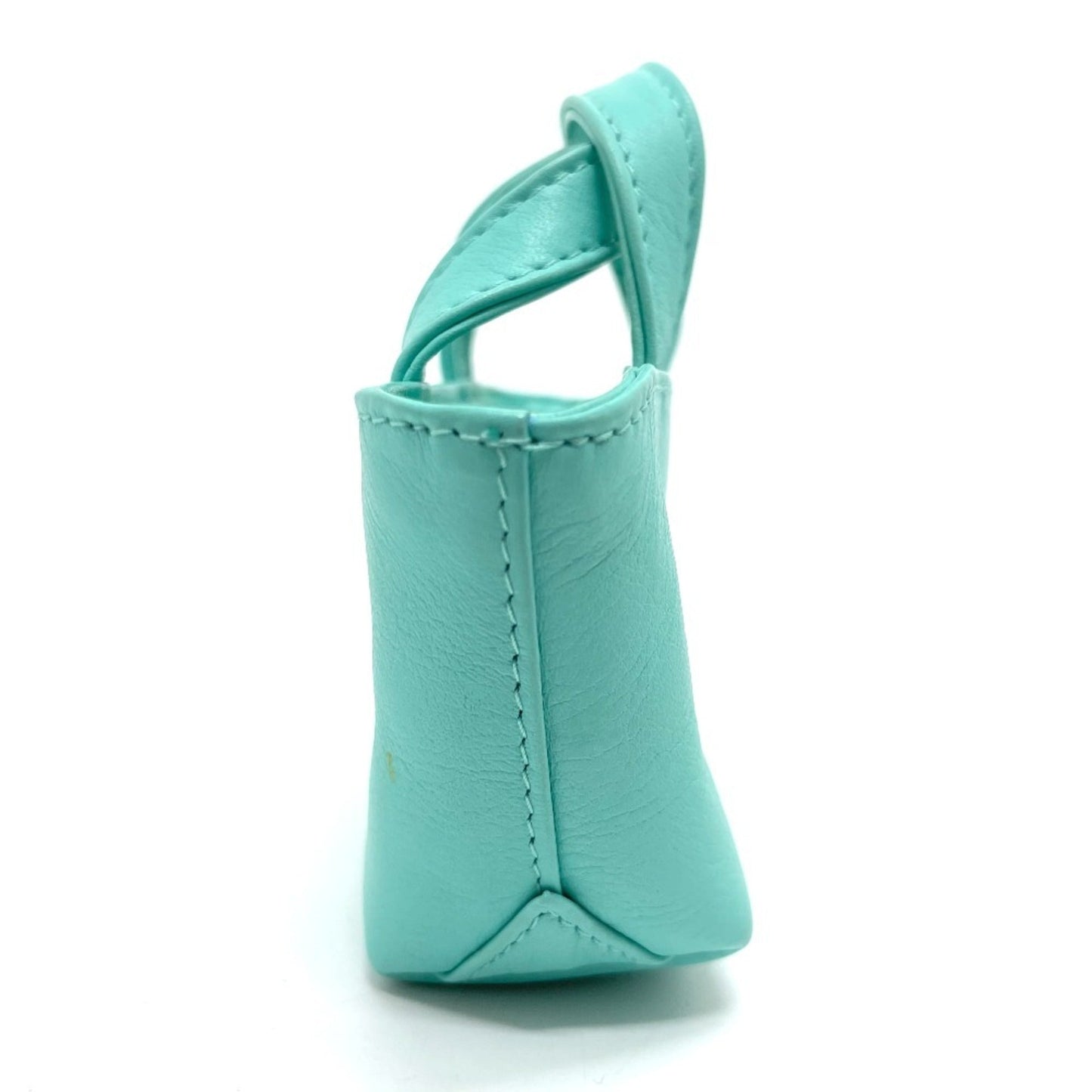 Christian Dior Turquoise Leather Handbag Pouch
