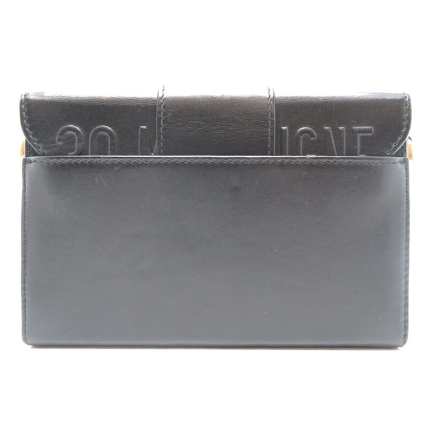Christian Dior Black Leather Shoulder Bag Style 36