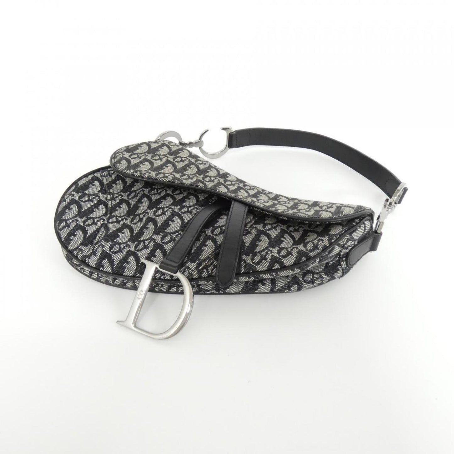 Christian Dior Black Canvas Shoulder Bag Style 4