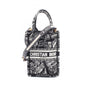 Christian Dior Black White Canvas Handbag Tote Bag