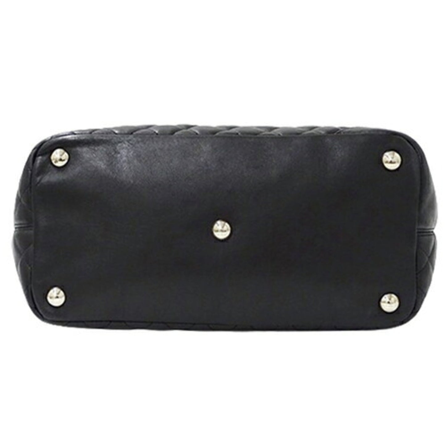 Chanel Bag Cambon Women's Tote Leather Black