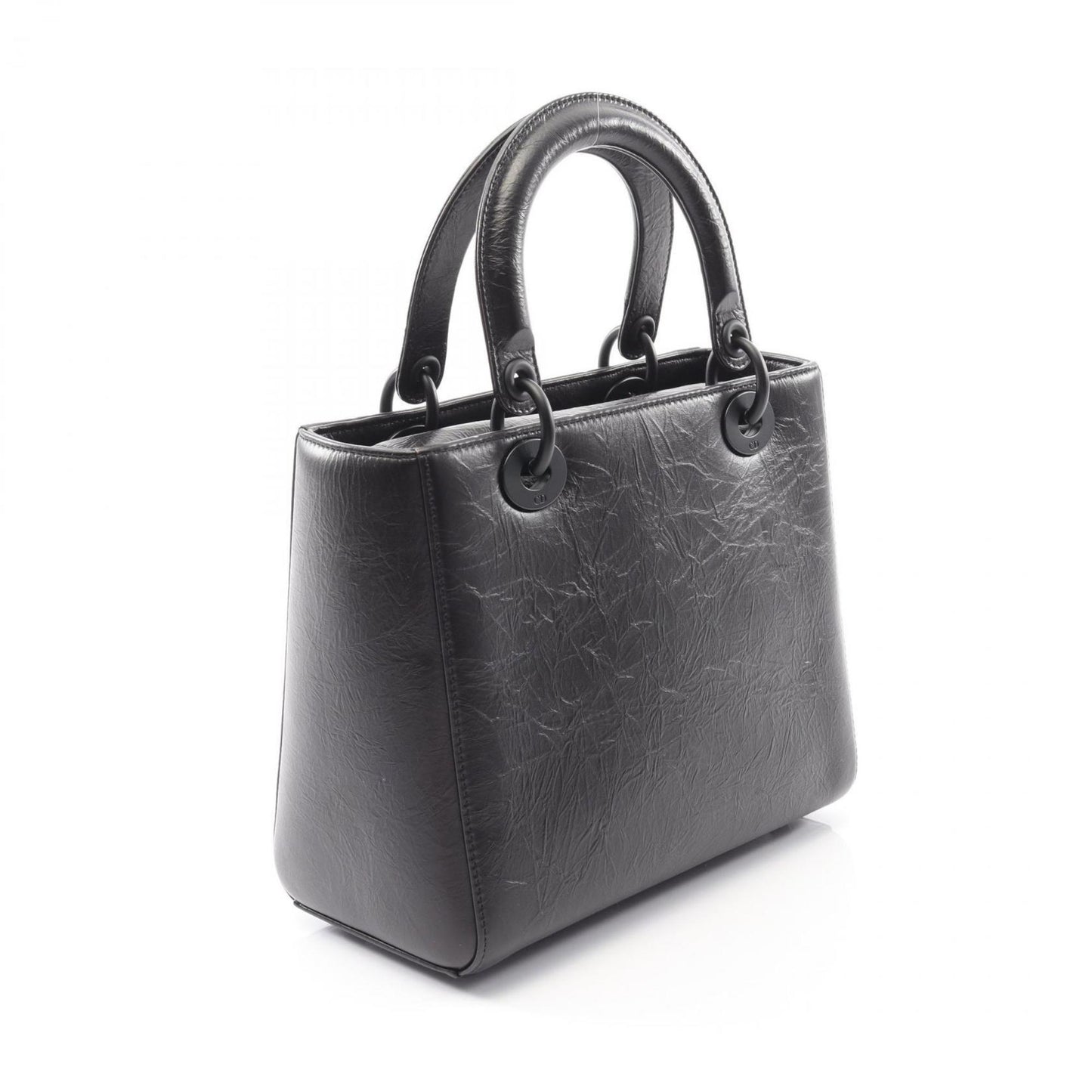 Christian Dior Black Leather Handbag Style 8