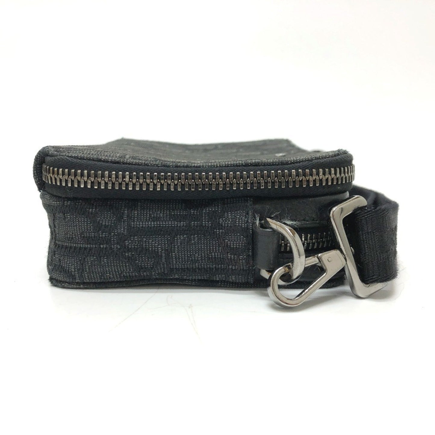 Christian Dior Navy Canvas Pouch Shoulder Bag