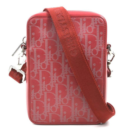 Christian Dior Red Color Leather Shoulder Bag Style 4