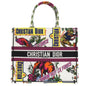Christian Dior White Canvas Tote Bag