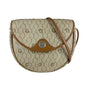 Christian Dior Beige Brown Pvc Leather Shoulder Bag