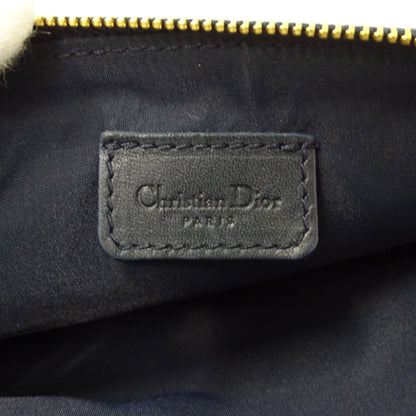 Christian Dior Blue Jacquard Shoulder Bag Jacquard