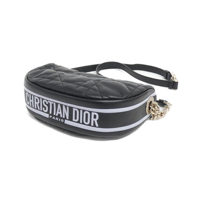 Christian Dior Black Leather Shoulder Bag Style 34