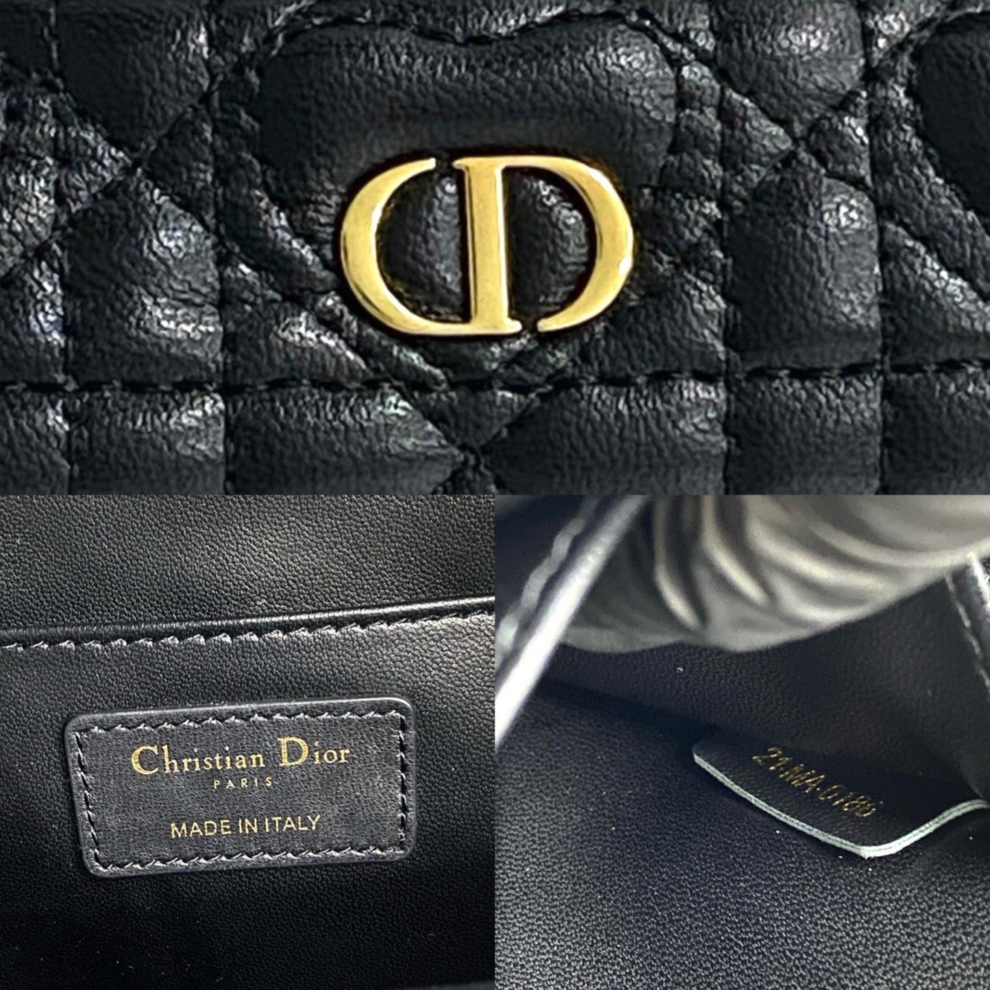 Christian Dior Black Leather Backpack Style 6