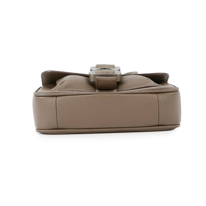 Christian Dior Olive Leather Shoulder Bag