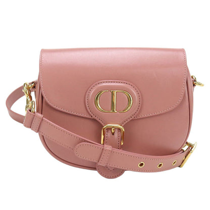 Christian Dior Pink Leather Shoulder Bag Style 4