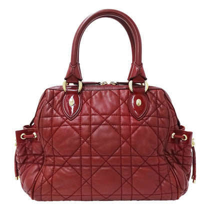 Christian Dior Red Color Leather Handbag Style 2