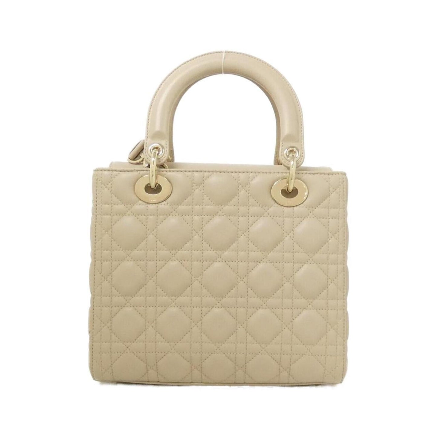 Christian Dior Beige Leather Handbag Style 2