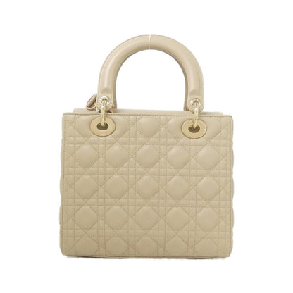 Christian Dior Beige Leather Handbag Style 2