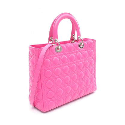 Christian Dior Pink Leather Handbag Style 6