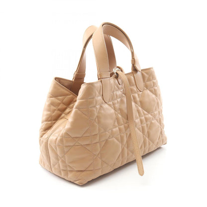 Christian Dior Beige Leather Handbag Leather