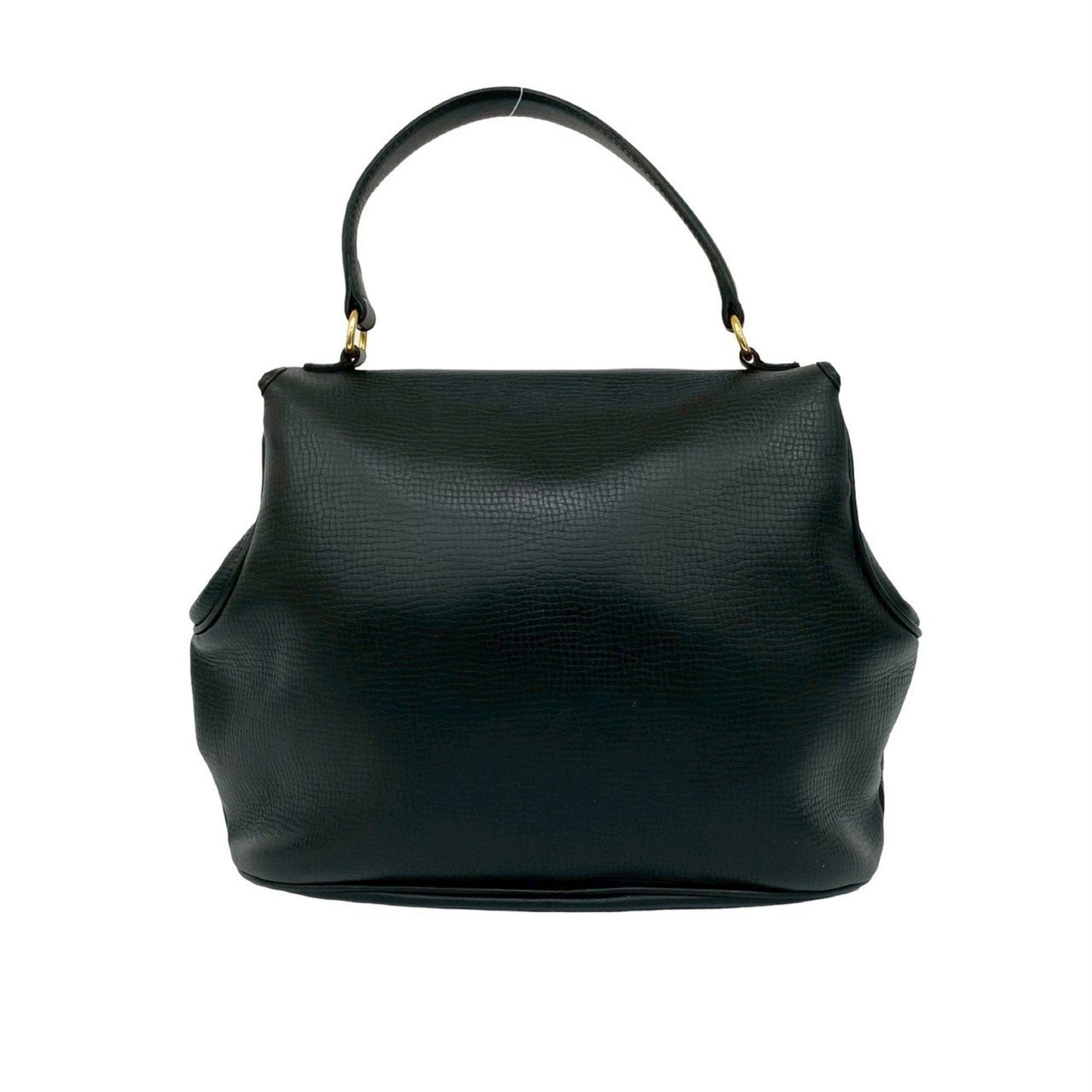 Christian Dior Black Leather Handbag Tote Bag Style 5