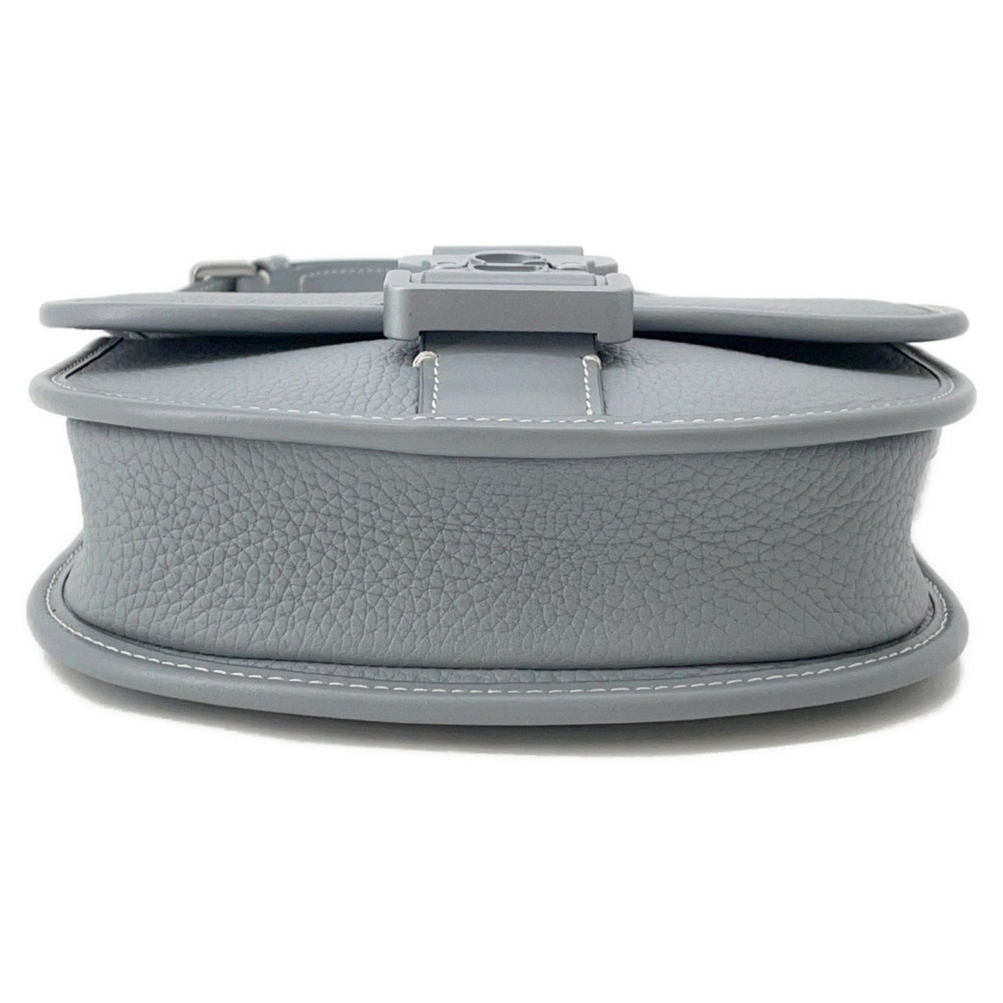 Christian Dior Gray Leather Shoulder Bag Style 2
