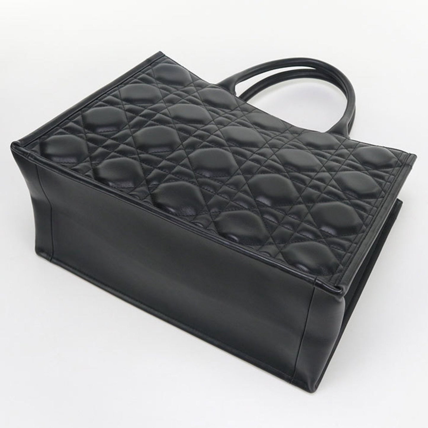 Christian Dior Black Leather Tote Bag Style 2