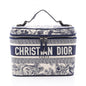 Christian Dior Navy White Canvas Handbag