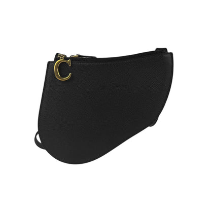 Christian Dior Black Leather Shoulder Bag Style 19