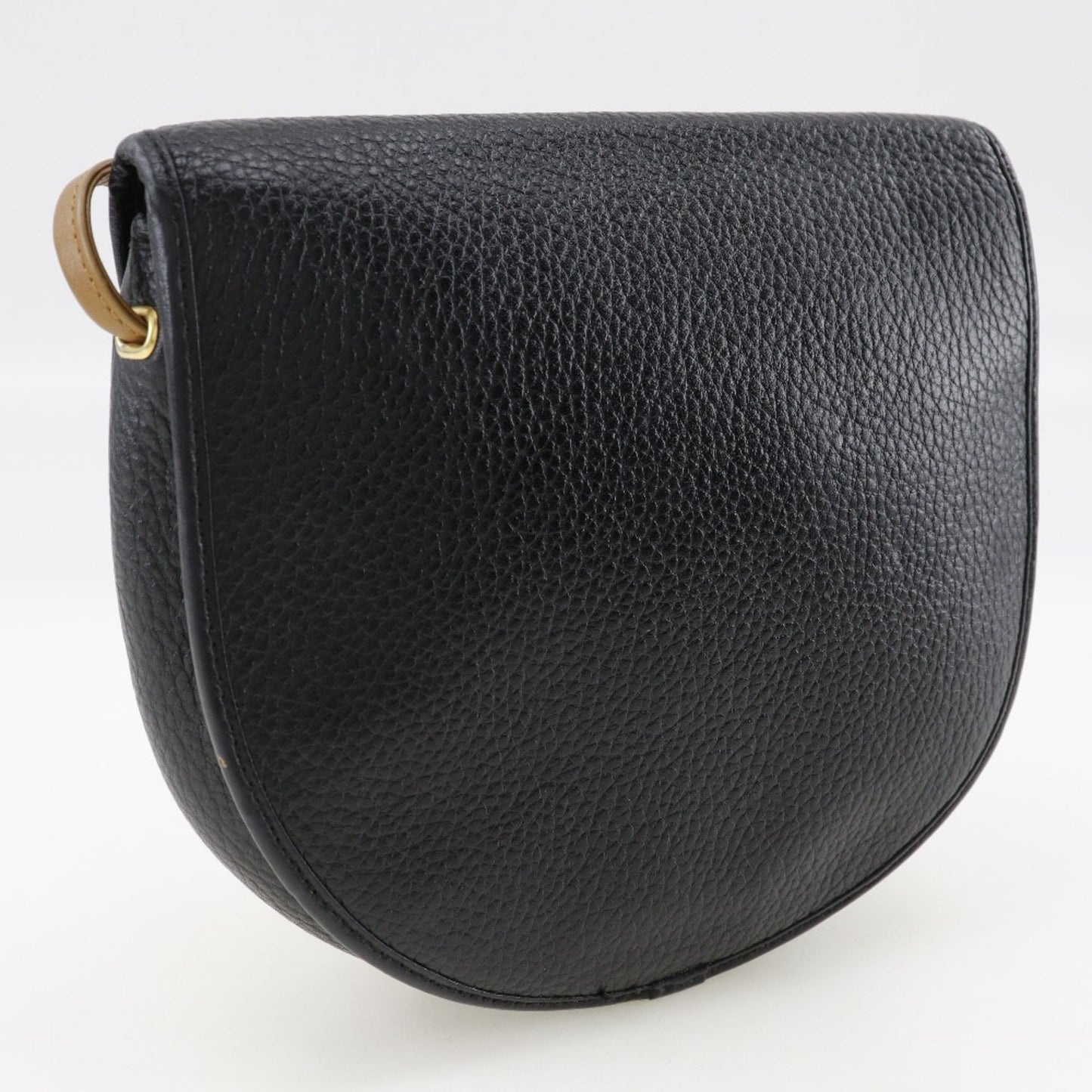Christian Dior Black Leather Pochette Shoulder Bag Style 8