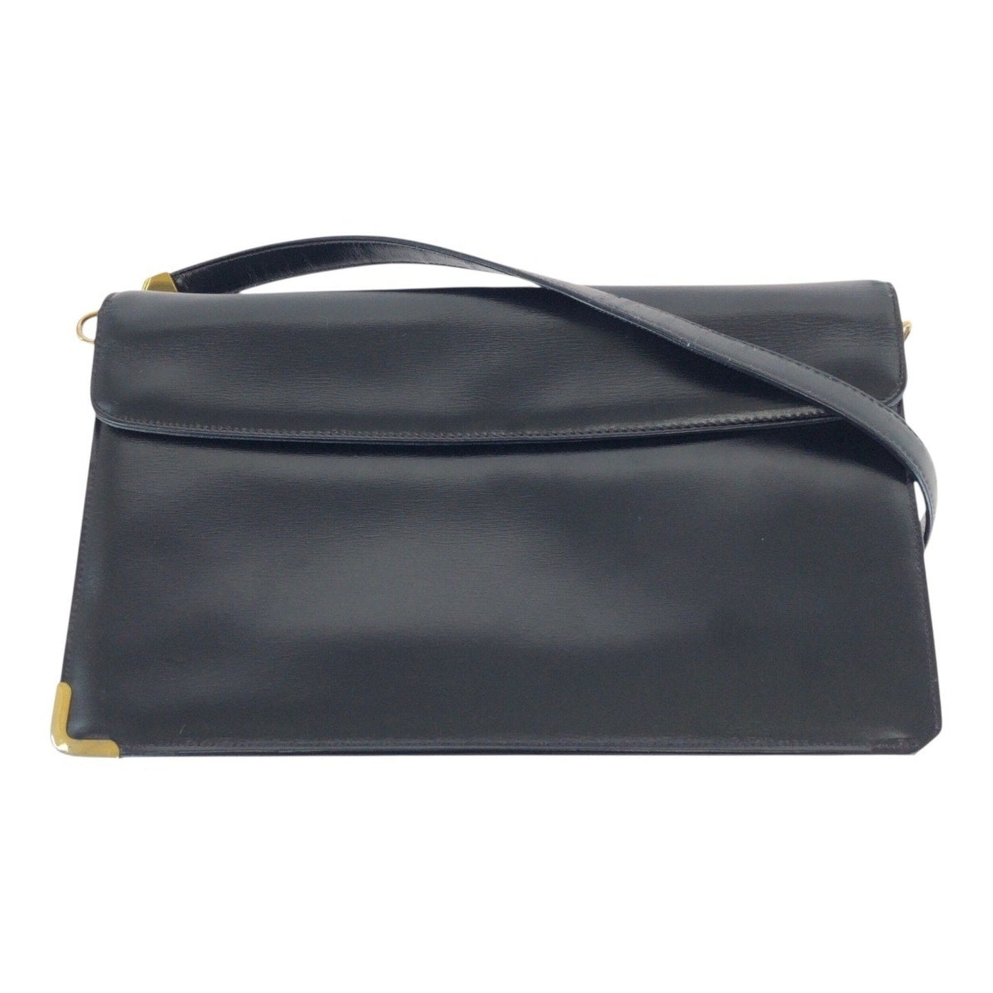 Christian Dior Black Leather Pochette Shoulder Bag Style 4