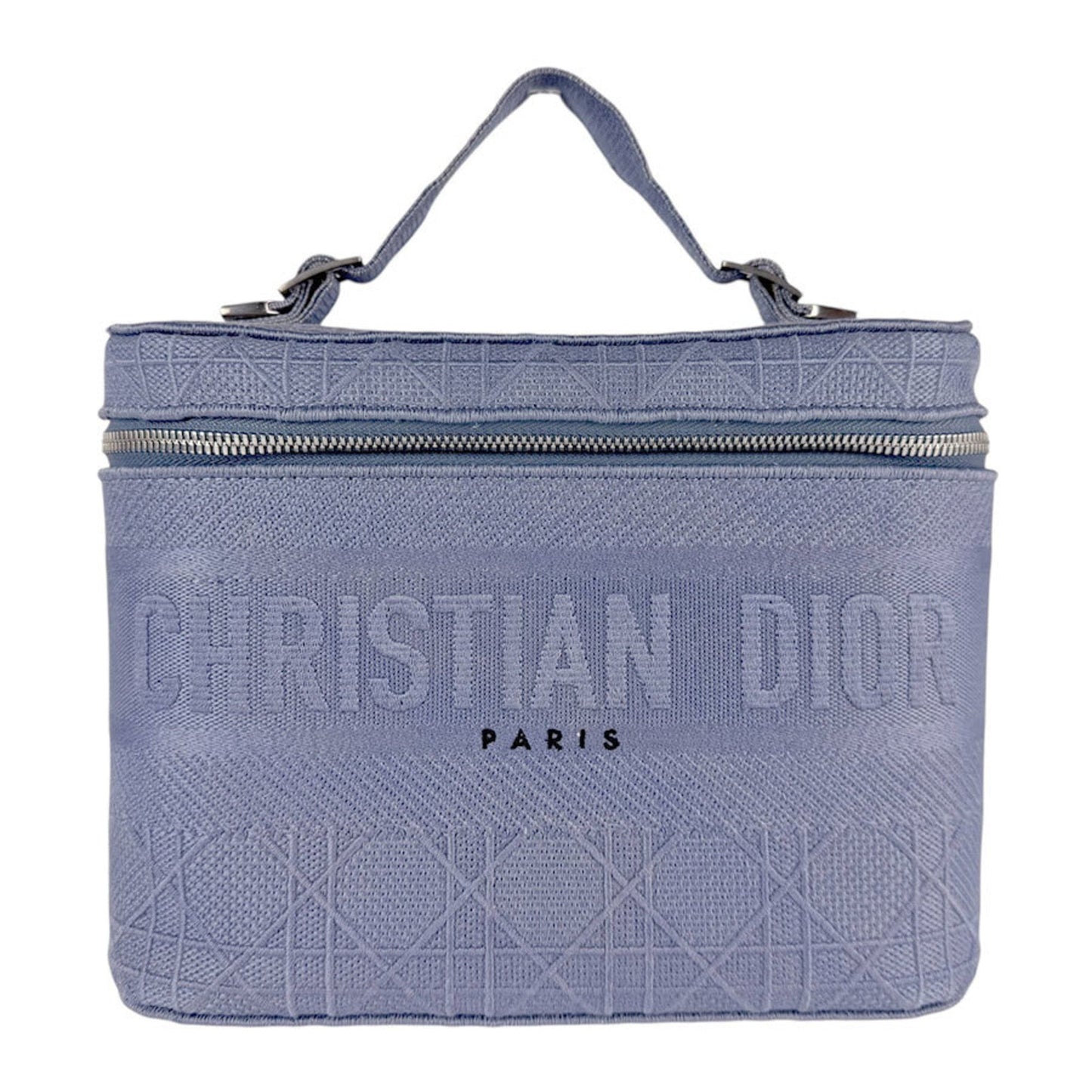 Christian Dior Blue Canvas Handbag Canvas