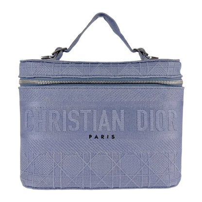 Christian Dior Blue Canvas Handbag Canvas