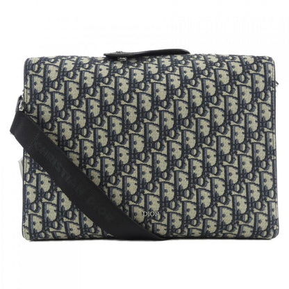 Christian Dior Beige Navy Handbag Shoulder Bag