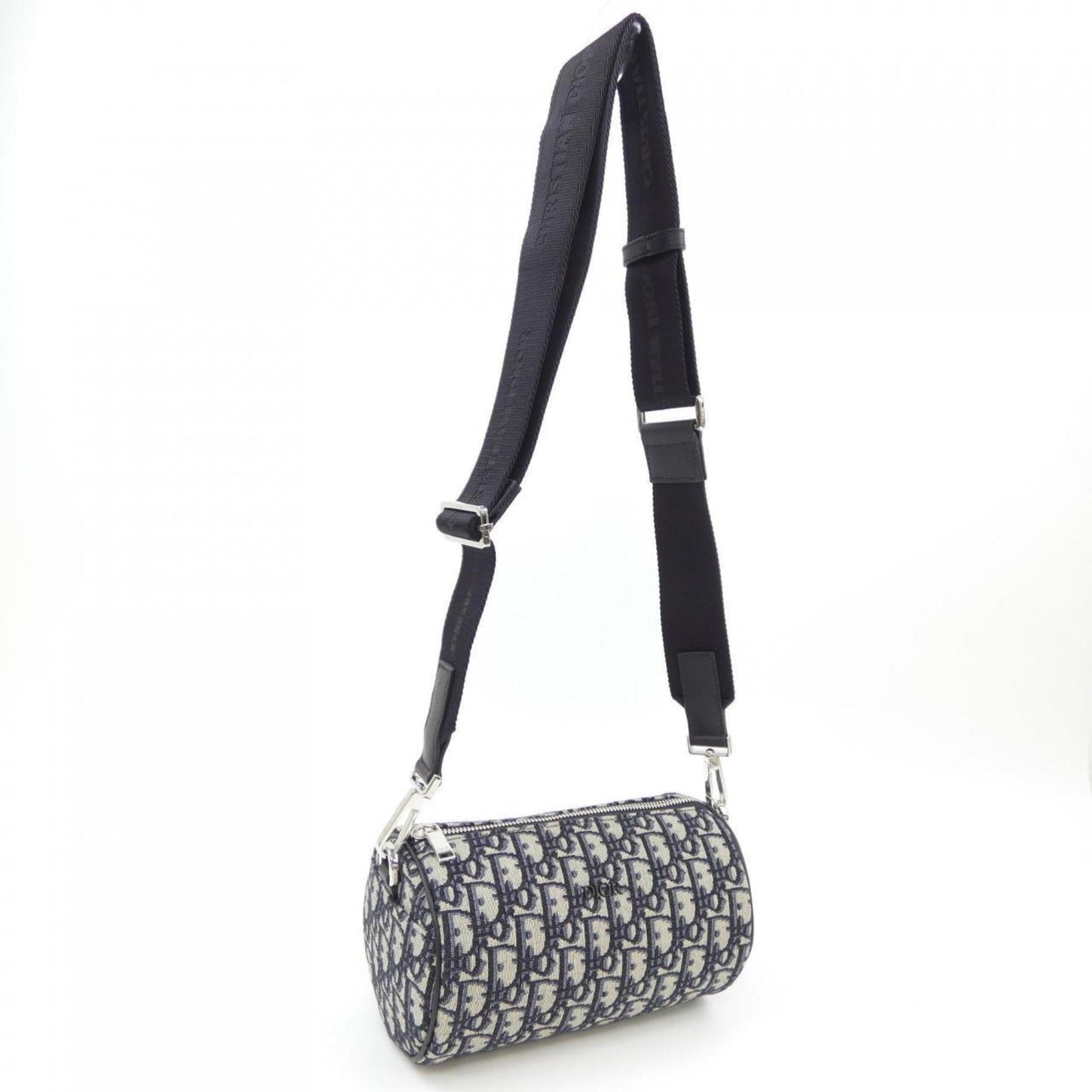 Christian Dior Beige Black Navy Handbag Black