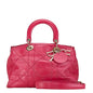 Christian Dior Pink Leather Handbag Shoulder Bag Style 6