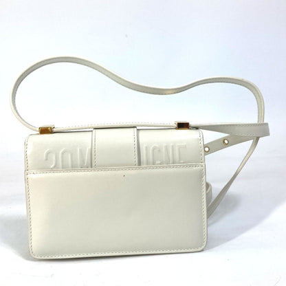Christian Dior White Leather Pochette Pouch Shoulder Bag