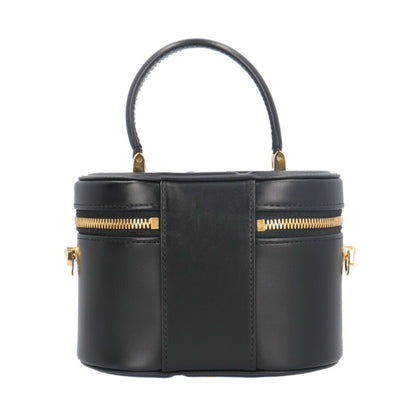 Christian Dior Black Leather Shoulder Bag Style 8
