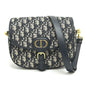 Christian Dior Gray Leather Shoulder Bag Style 4