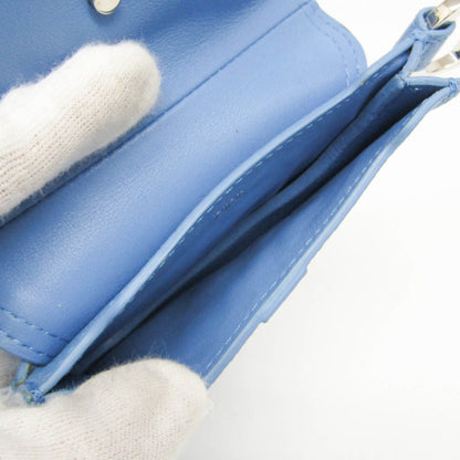 Christian Dior Blue Leather Pouch
