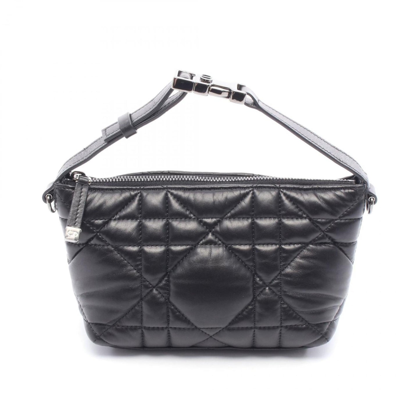 Christian Dior Black Leather Handbag Style 12