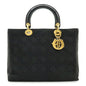 Christian Dior Black Nylon Handbag Tote Bag