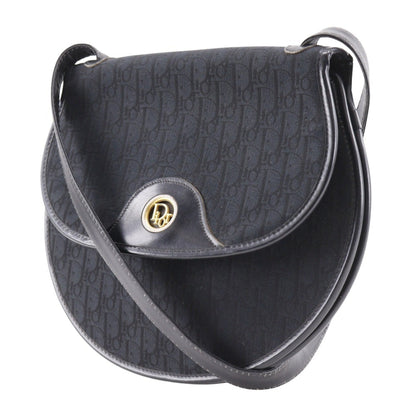 Christian Dior Black Canvas Shoulder Bag Style 5