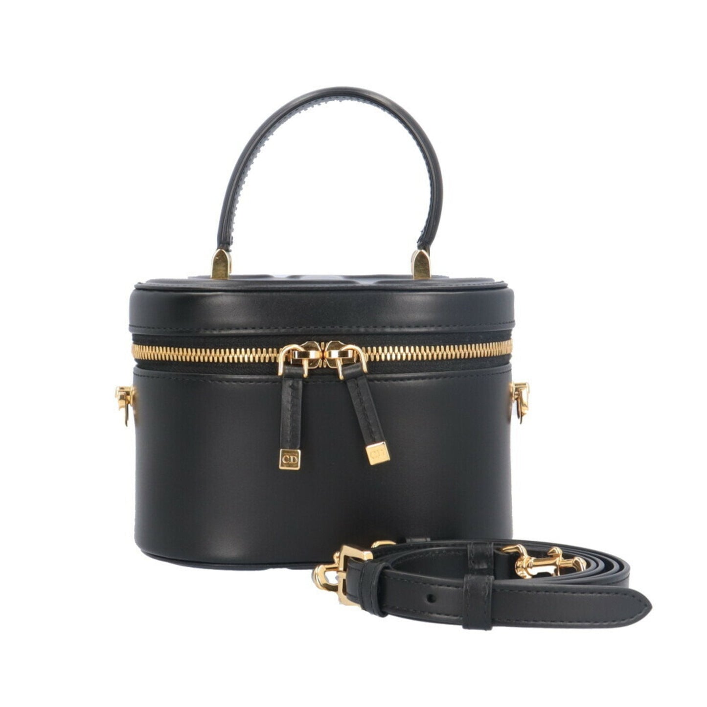 Christian Dior Black Leather Shoulder Bag Style 8