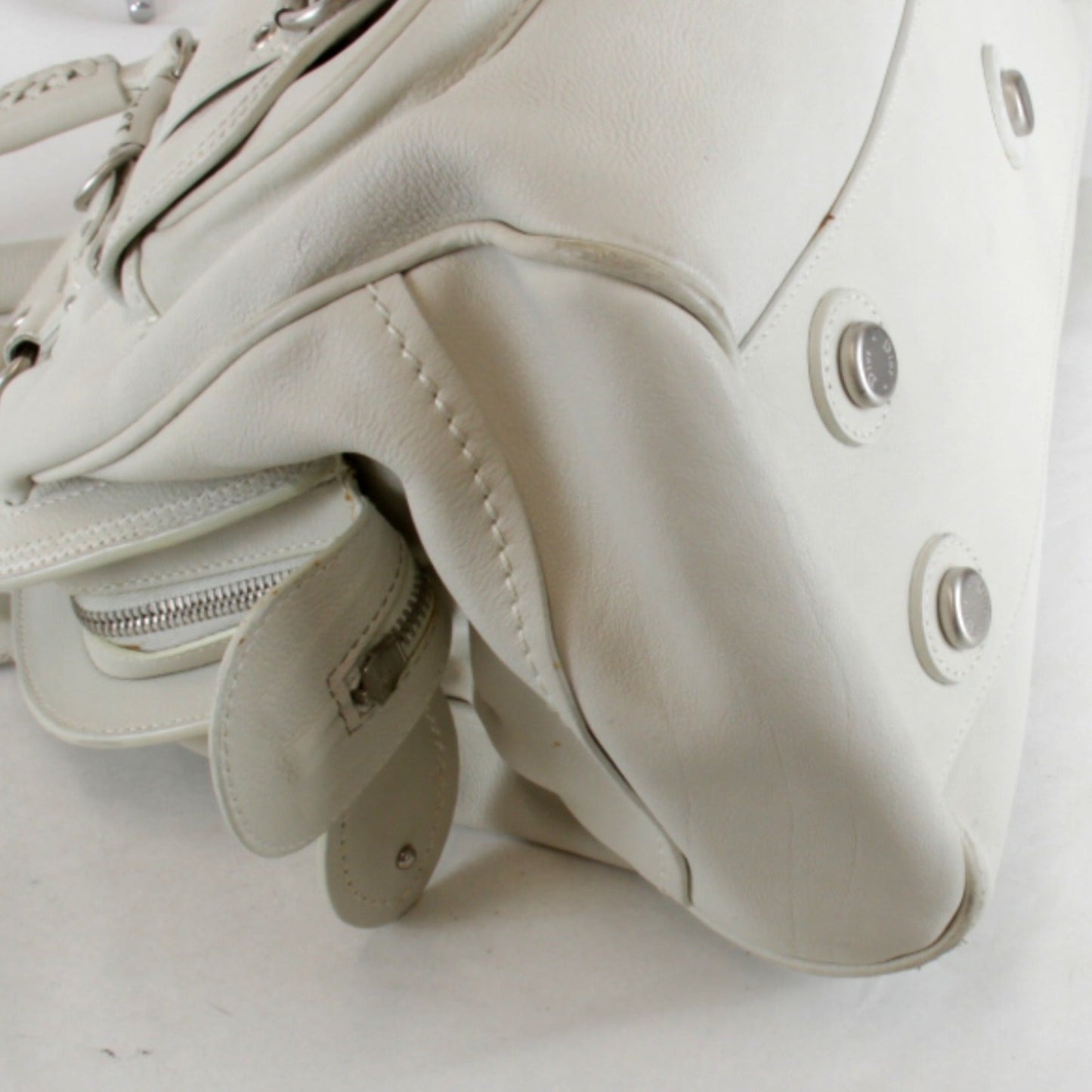 Christian Dior White Leather Handbag Style 2