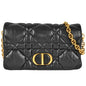 Christian Dior Black Leather Shoulder Bag Style 33