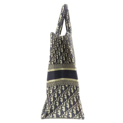 Christian Dior Navy Canvas Tote Bag Style 3