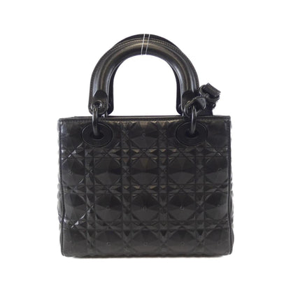 Christian Dior Black Leather Handbag Style 9